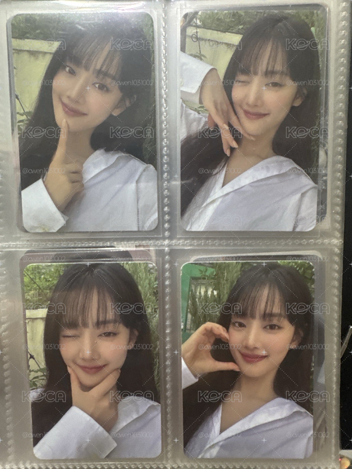 妮美迪惠爾代言卡 一套不拆