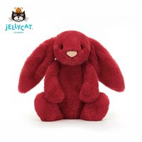 金標 31cm Medium Bashful Luxe Bunny Scarlett 金標 紅斯嘉麗 蔓越莓紅 邦尼兔