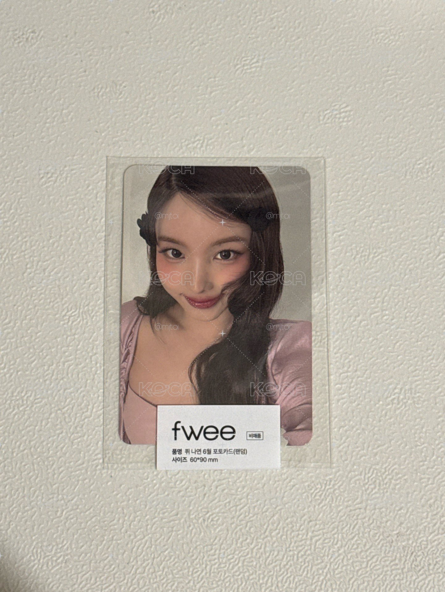娜璉fwee代言卡
