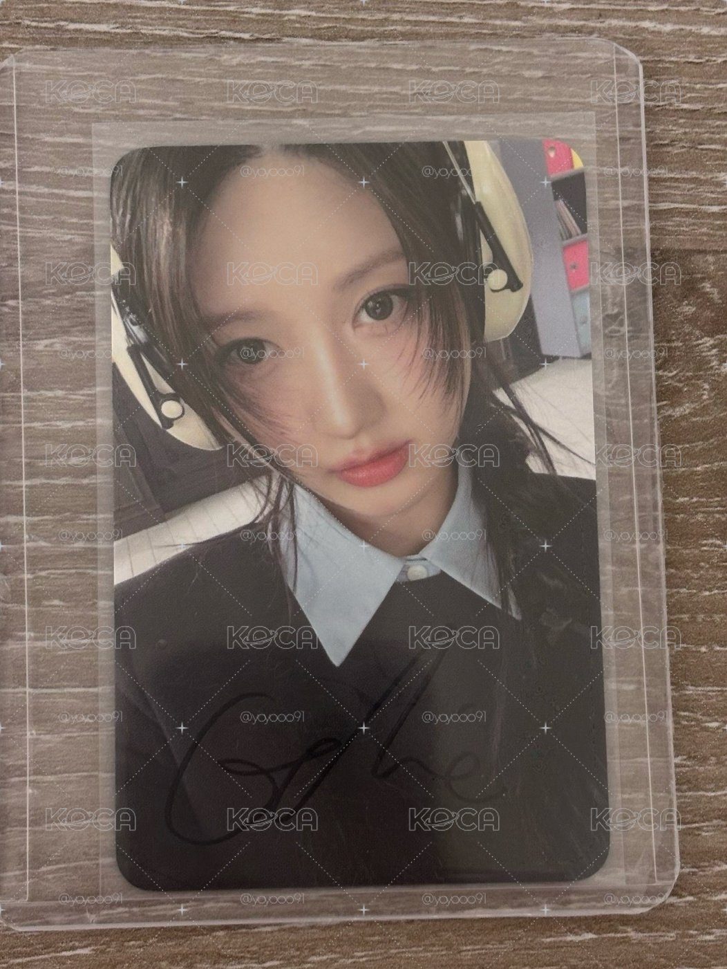 IVE Gaeul 秋天 EMPATHY wm 親簽卡 4.0簽售