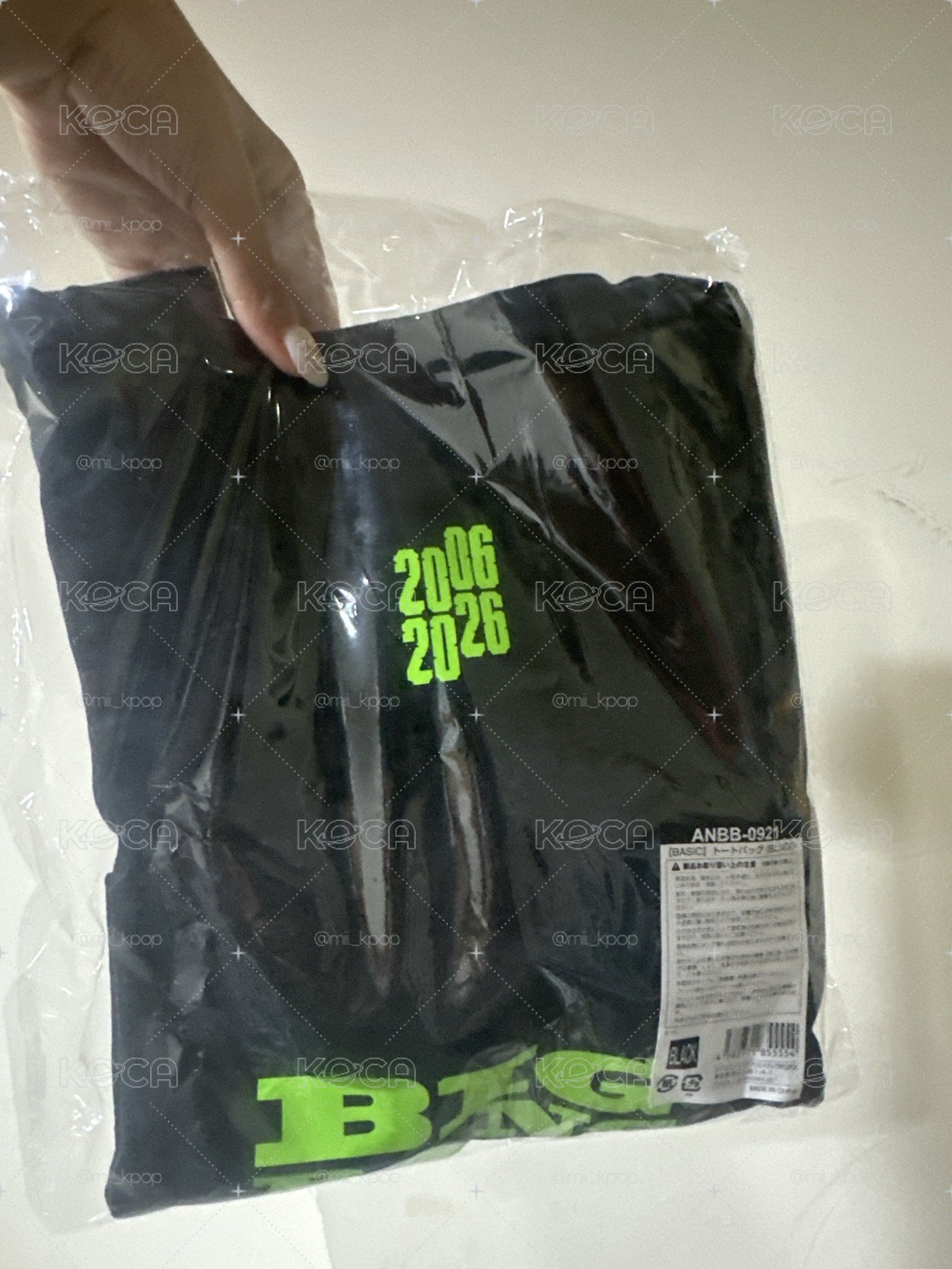 BIG BANG 2026 日本快閃 托特包（黑）