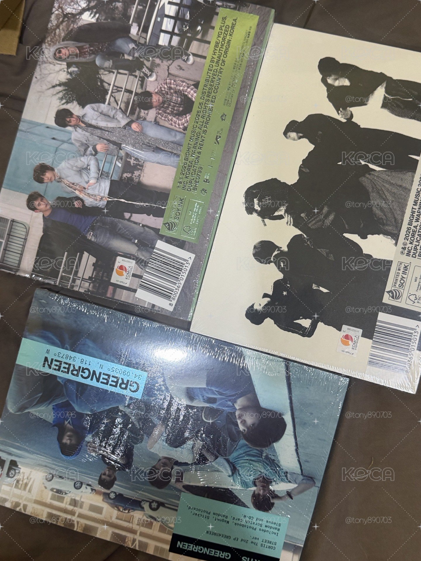 GREEN GREEN pb 三本全新未折專