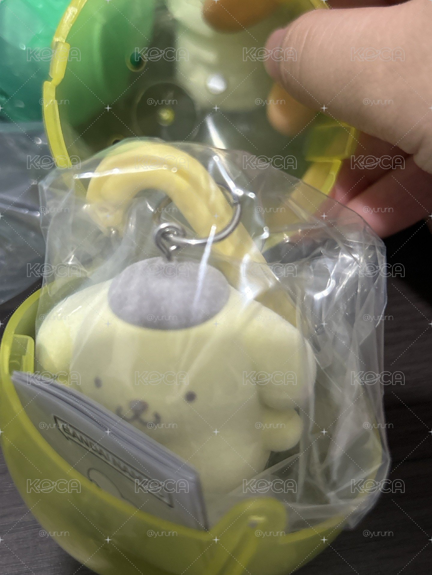 布丁狗植絨登山扣