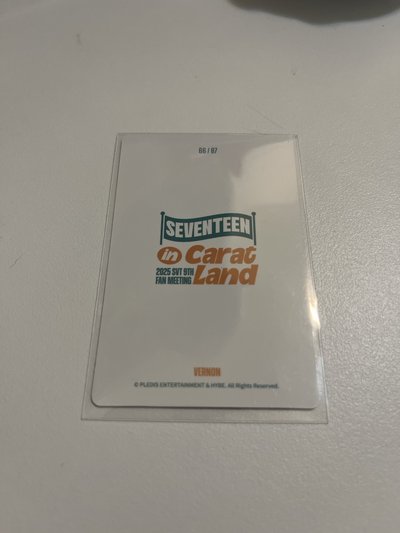 Vernon 25克拉盤隨機卡