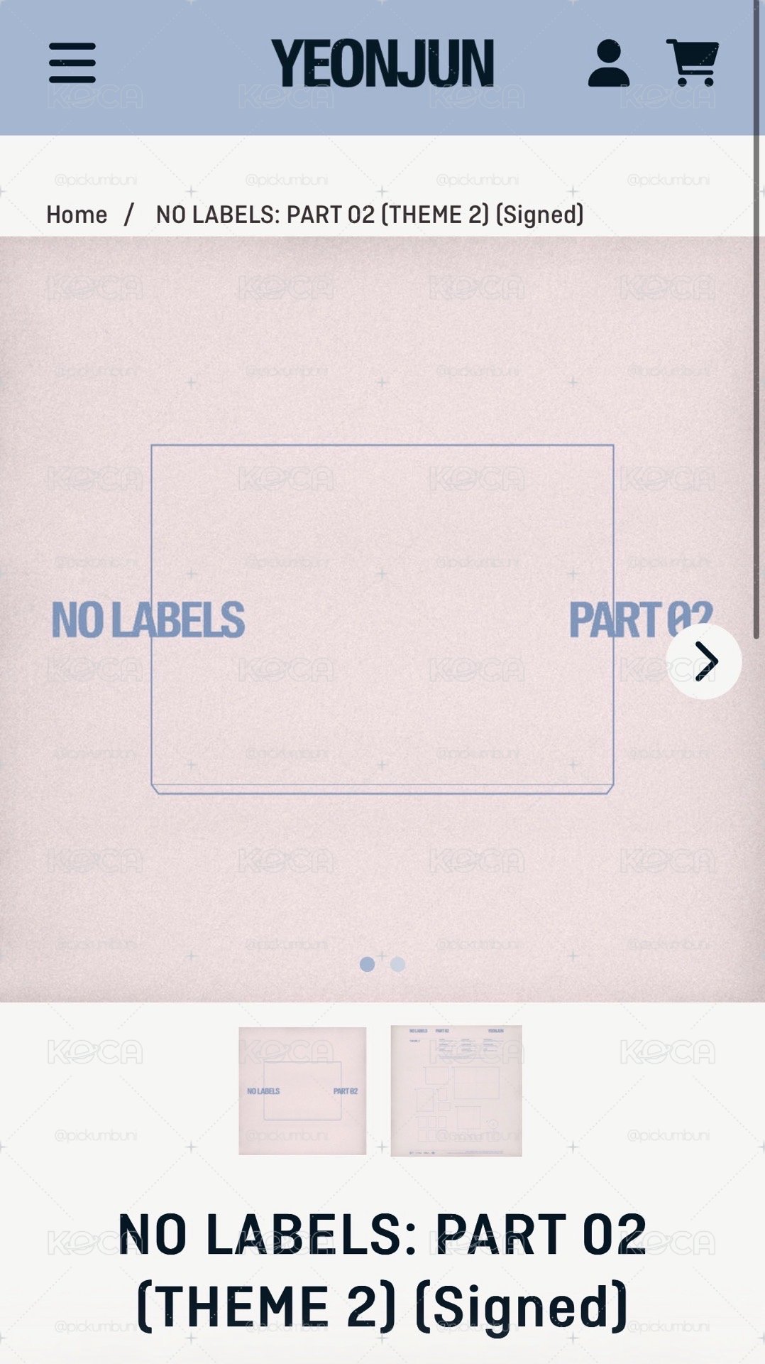 崔然竣 美通親簽專 NO LABELS:PART 02