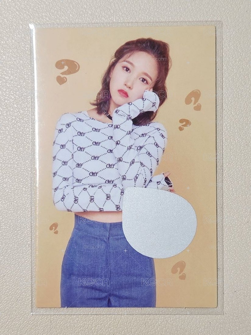 TWICE What is Love Mina 刮刮卡🎁