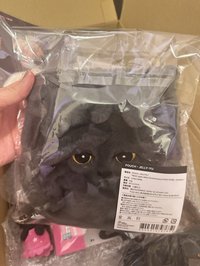 毛絨束口袋