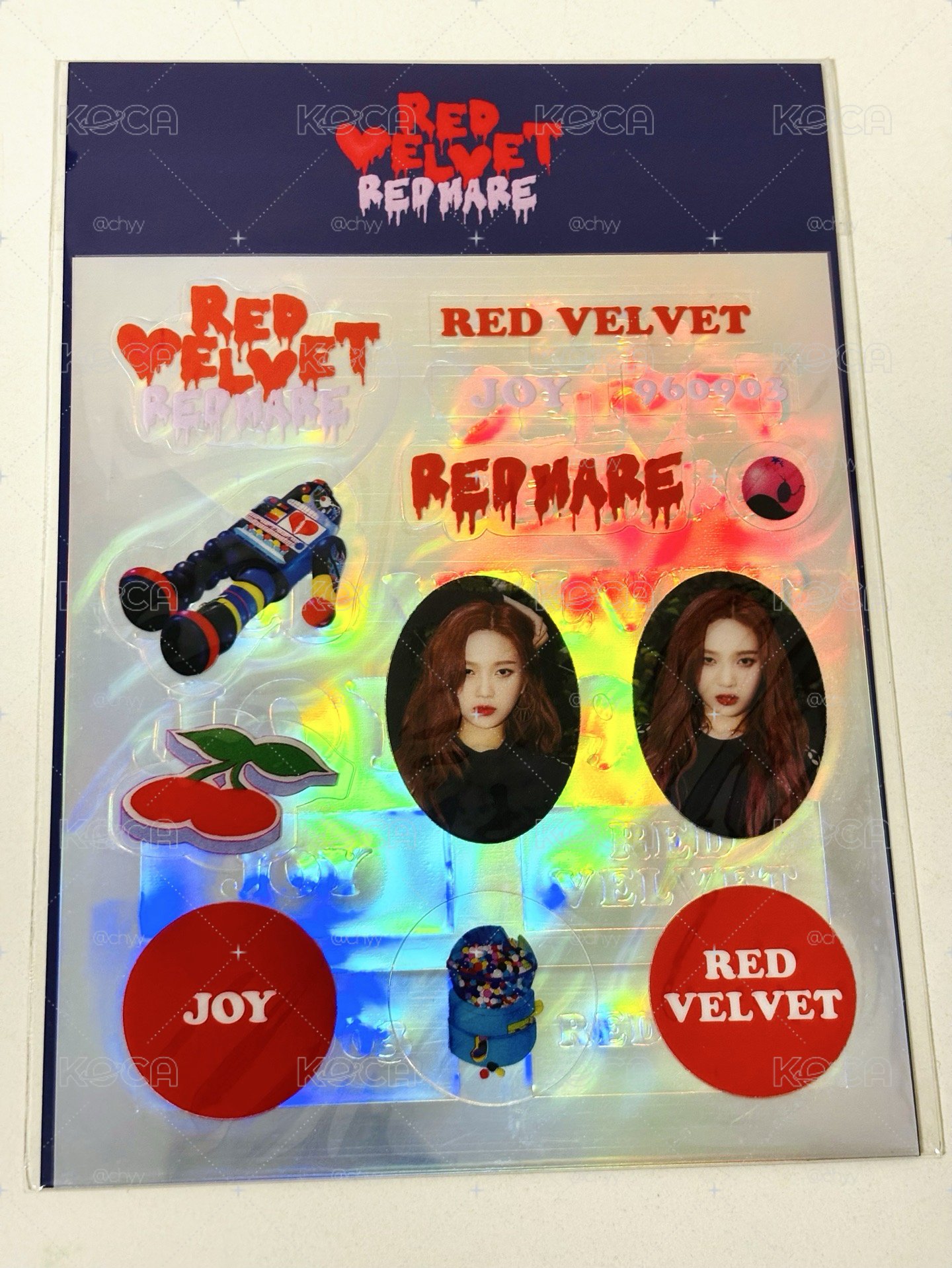 二巡 Red mare 周邊貼紙 Joy 無小卡