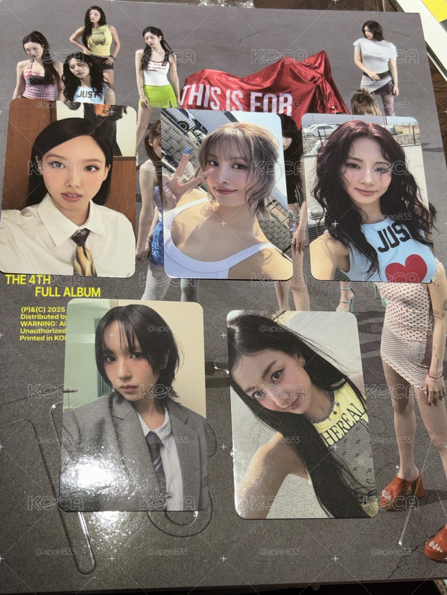 TWICE 正規四 全專僅拆 