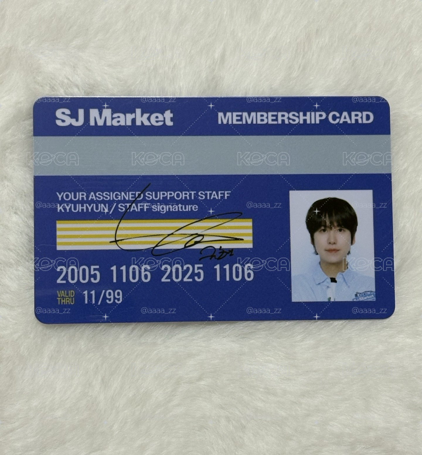 SJ MARKET 入場卡 圭賢