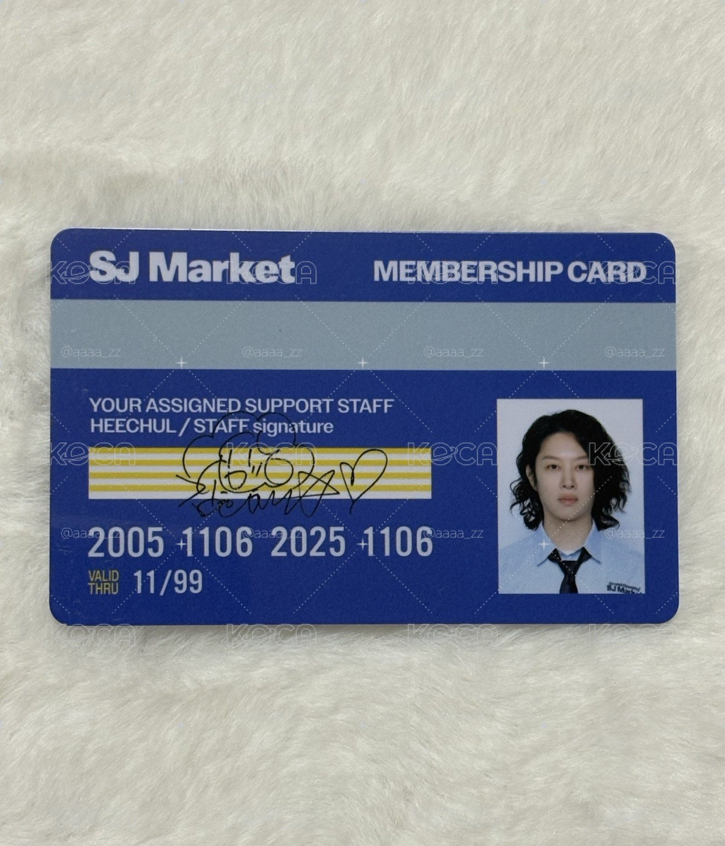 SJ MARKET 入場卡 希澈