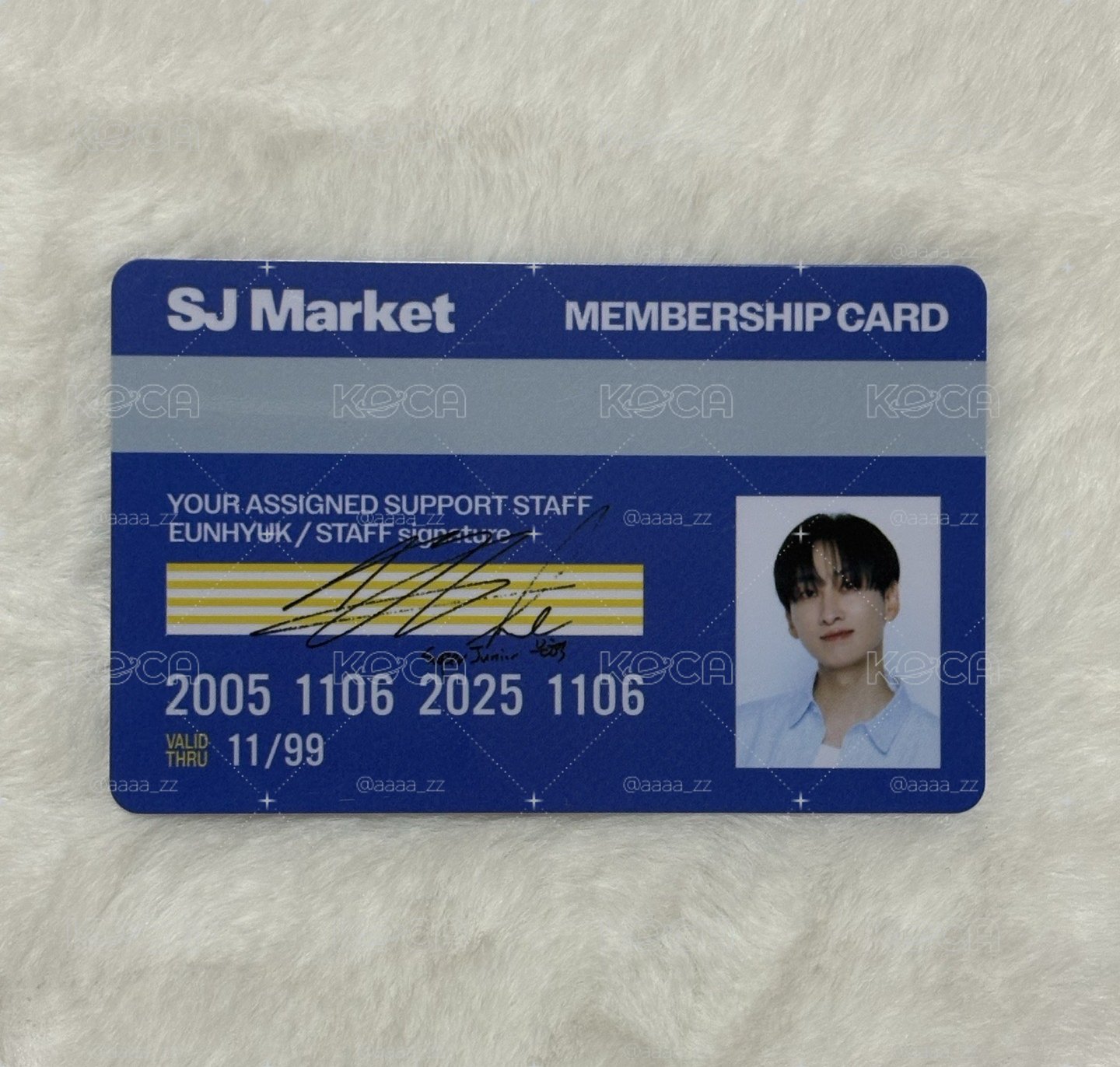 SJ MARKET 入場卡 銀赫