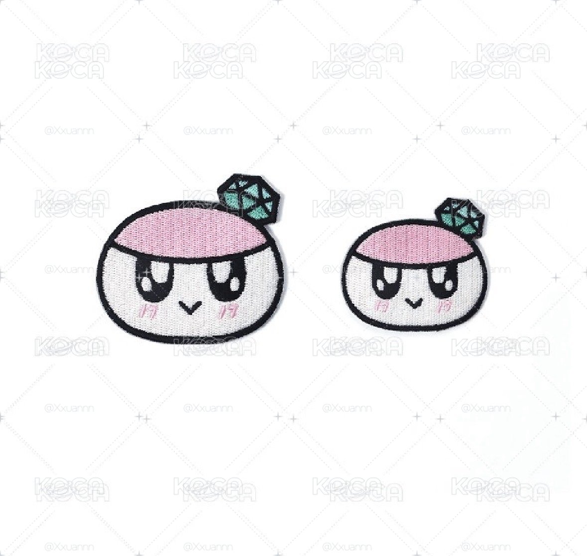 蹦蹦刺繡貼