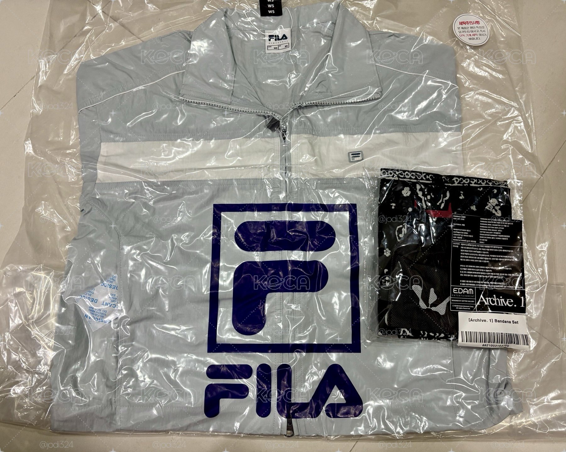 2026 WOODZ 曹承衍 WORLD TOUR＇Archive. 1＇ 頭巾+FILA代言同款運動外套