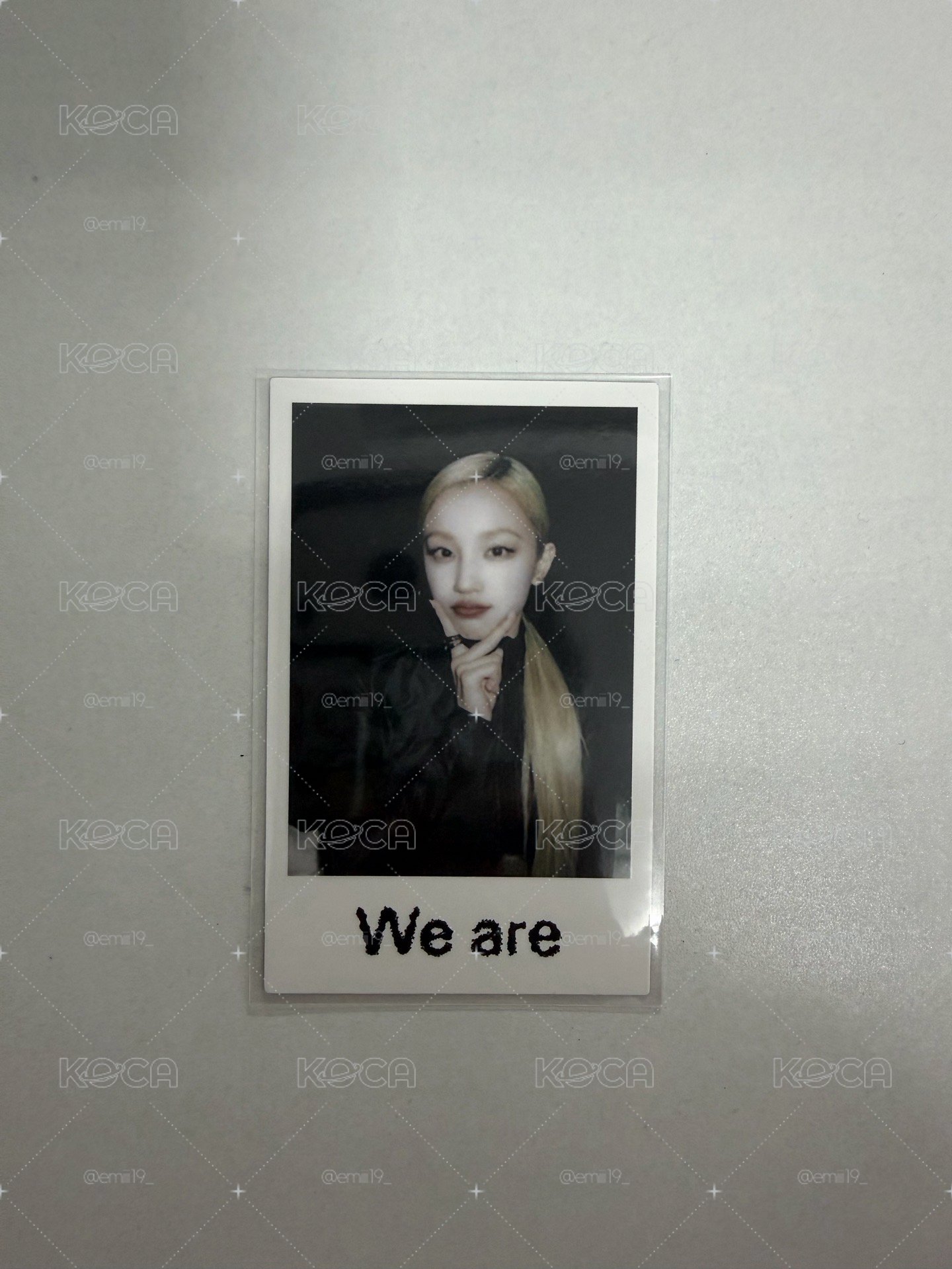 i-dle 迷八 we are wvs.特典早鳥卡 雨琦 拍立得