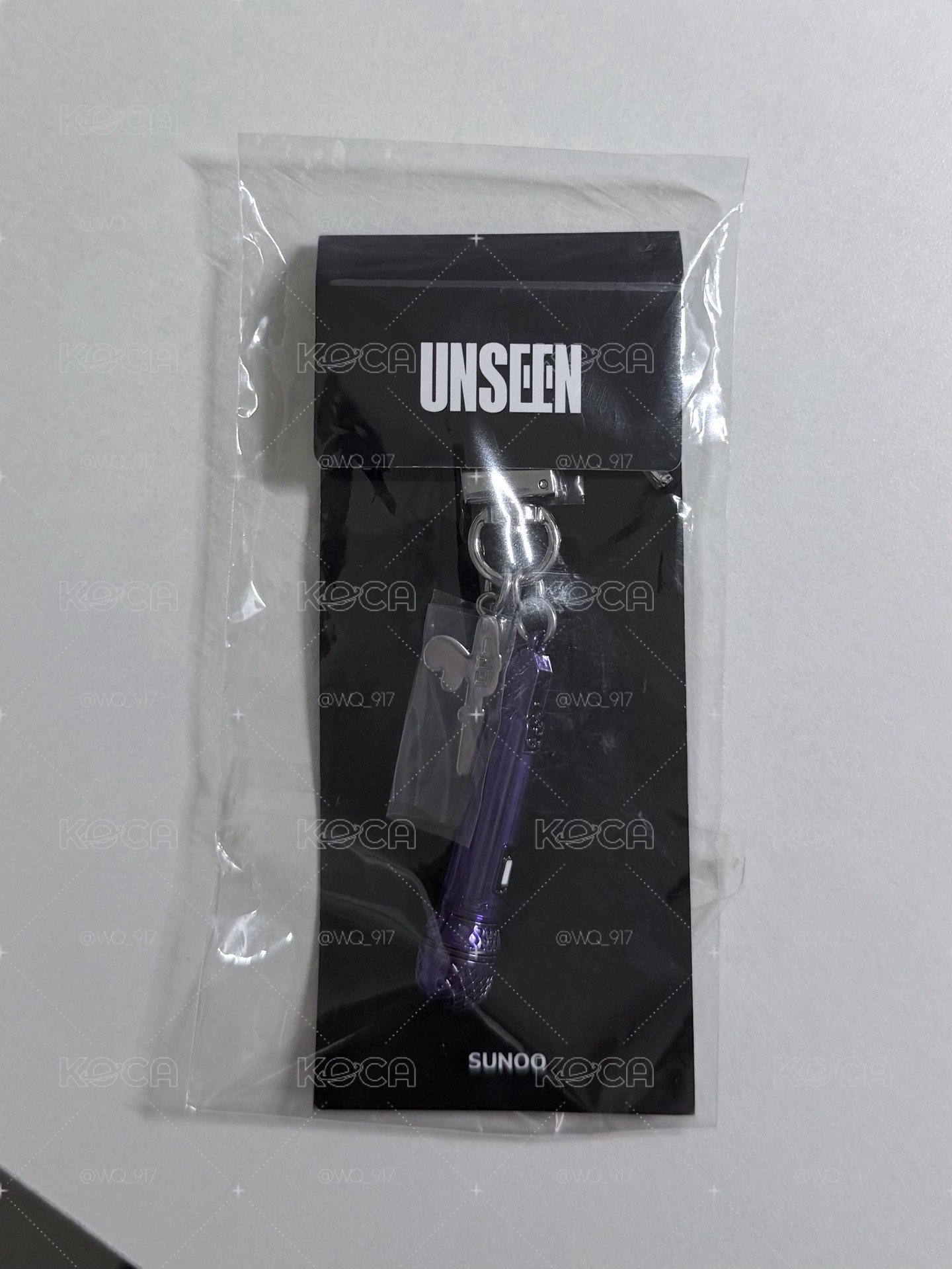 UNSEEN展覽麥克風吊飾 禹