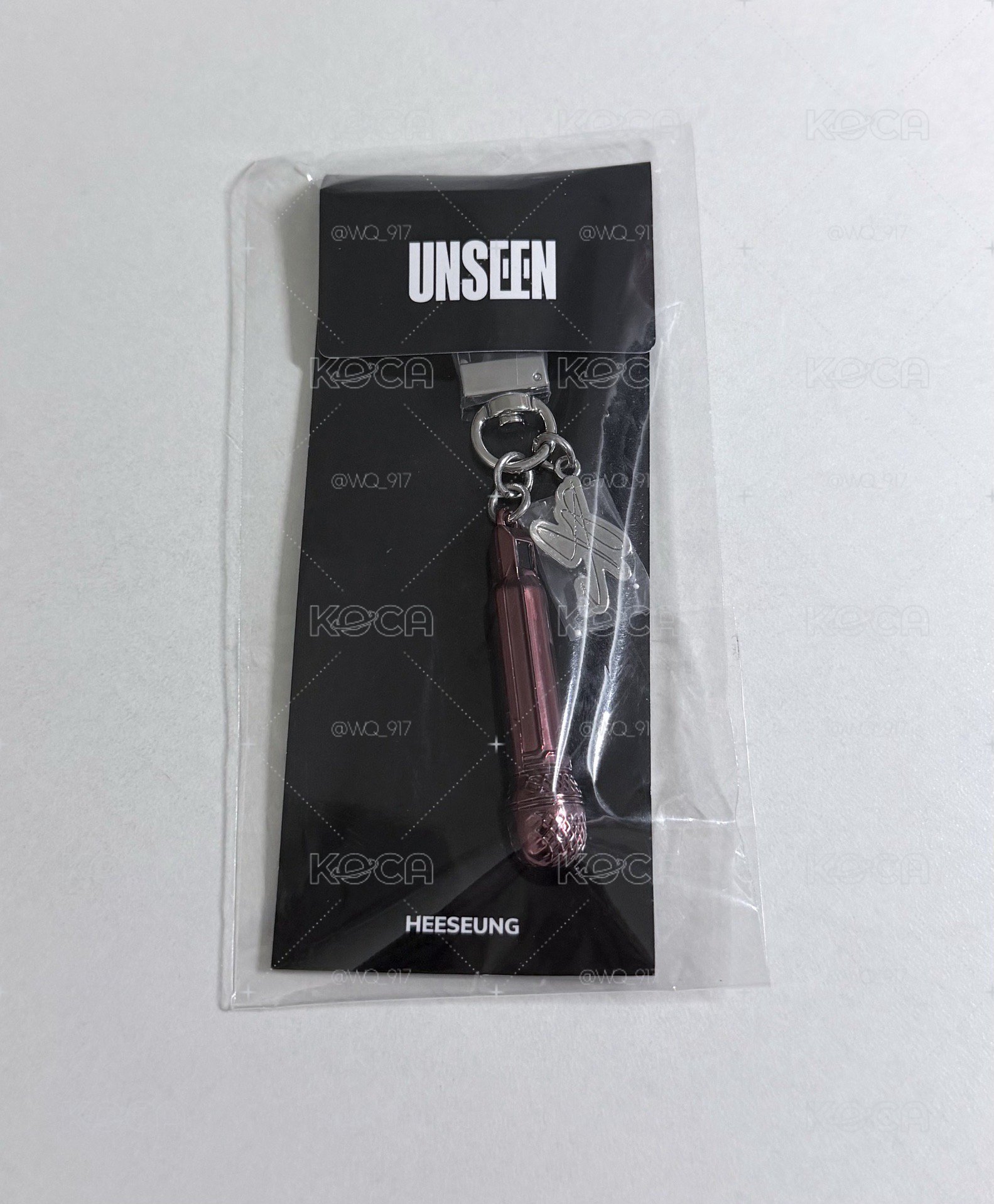 UNSEEN展覽麥克風吊飾 羲