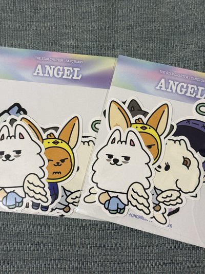 💛迷七 角巴兔 angel版貼紙包
