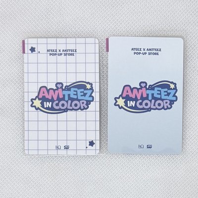 ANITEEZ IN COLOR 集章卡 榮+入場卡 小竹馬