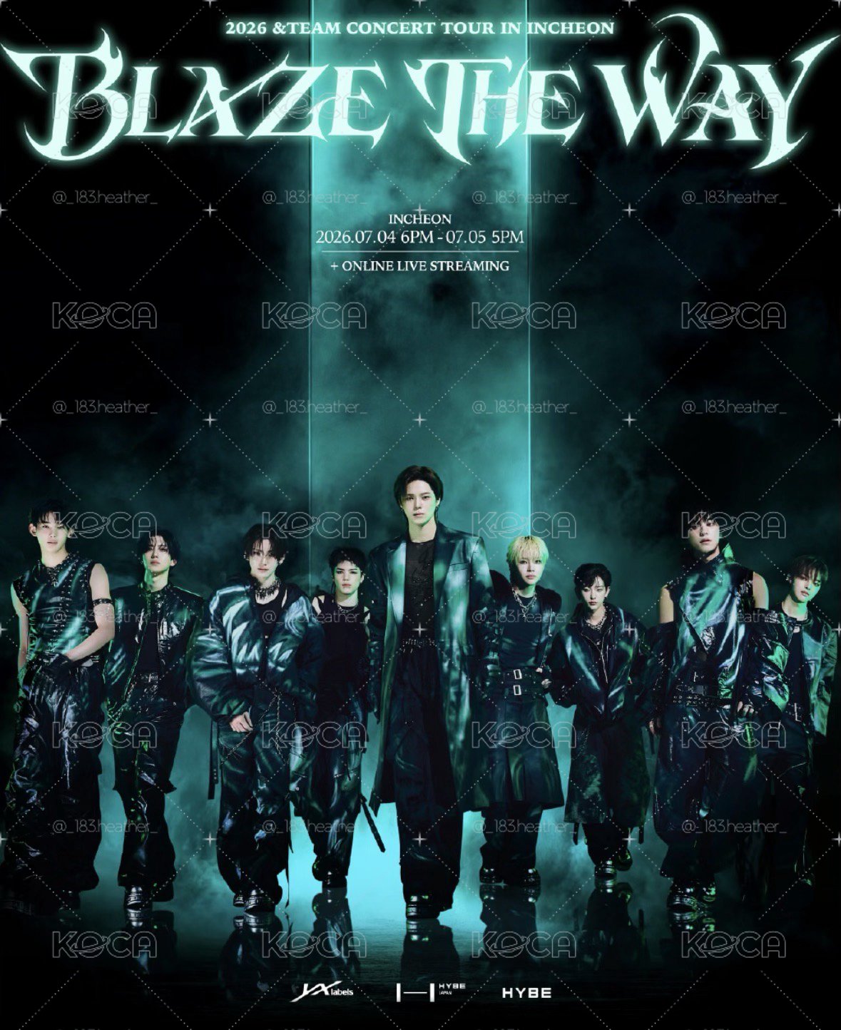 🌟代刷🌟BLAZE THE WAY 仁川線上直播