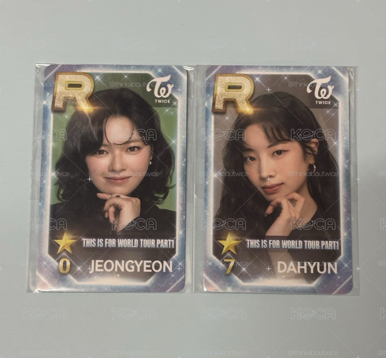 TWICE 定延 多賢 THIS IS FOR SSJYP 遊戲卡