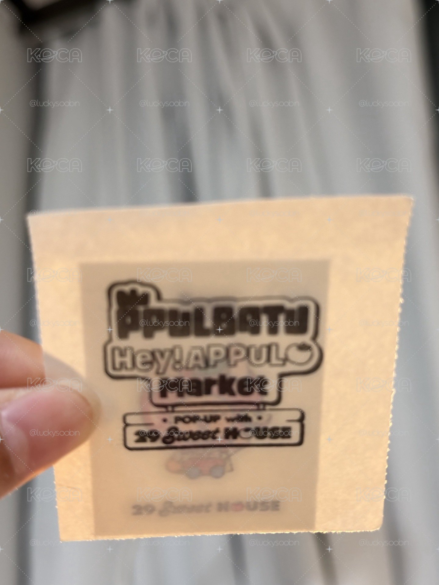 蘋果快閃店｜入場ID卡 貼紙 滿額卡