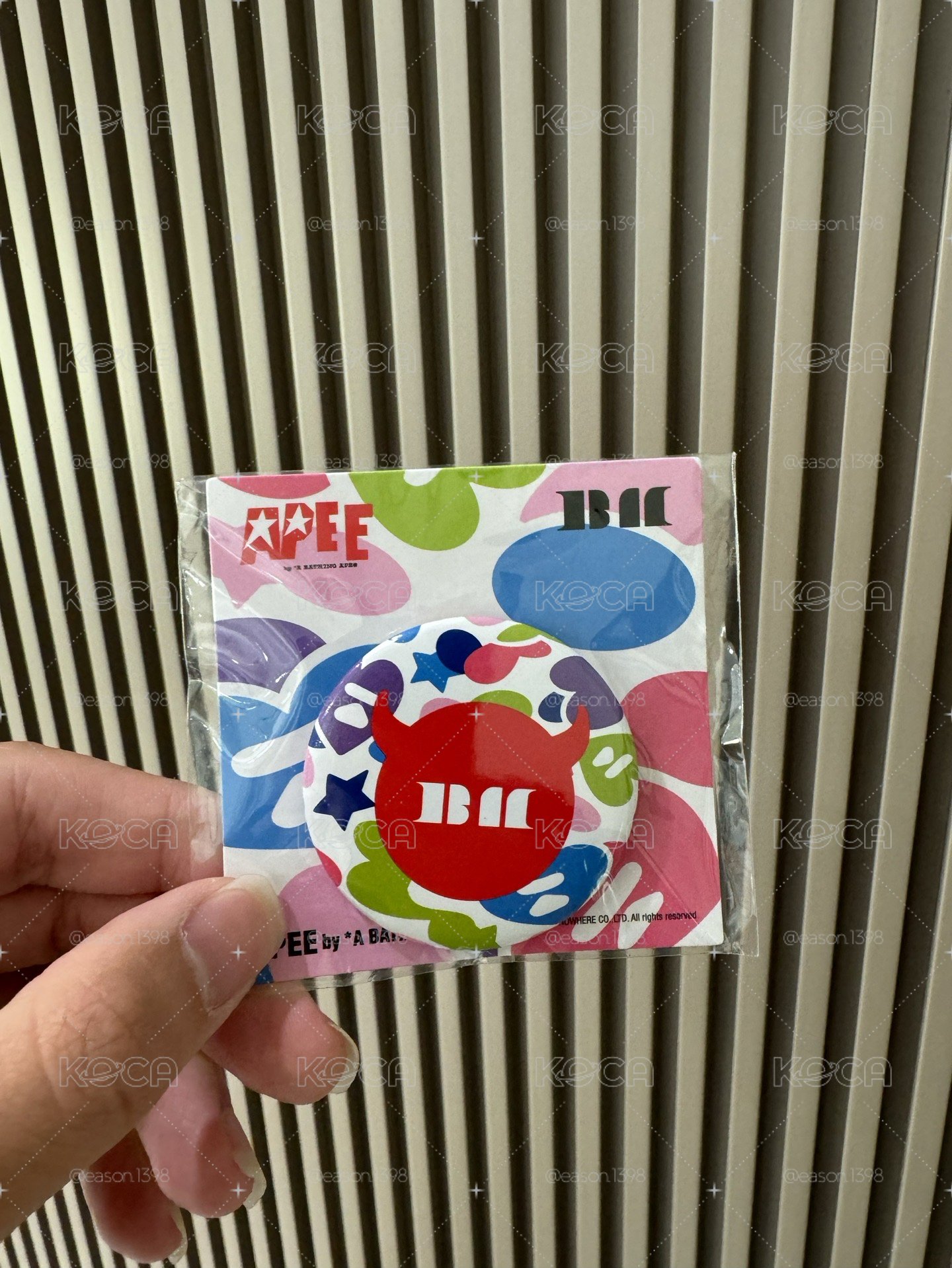 BM x APEE聯名徽章
