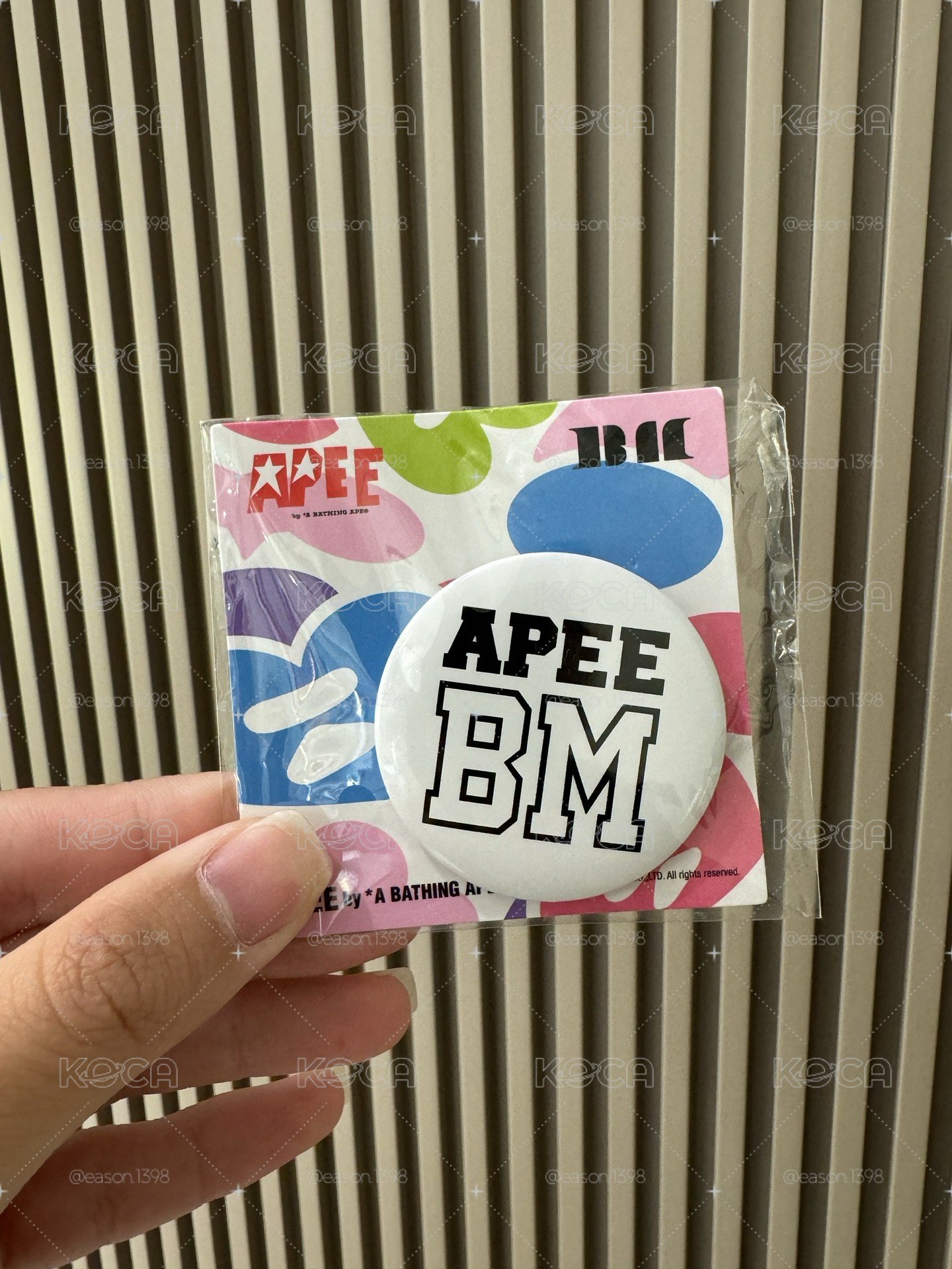 APEE寶怪聯名徽章