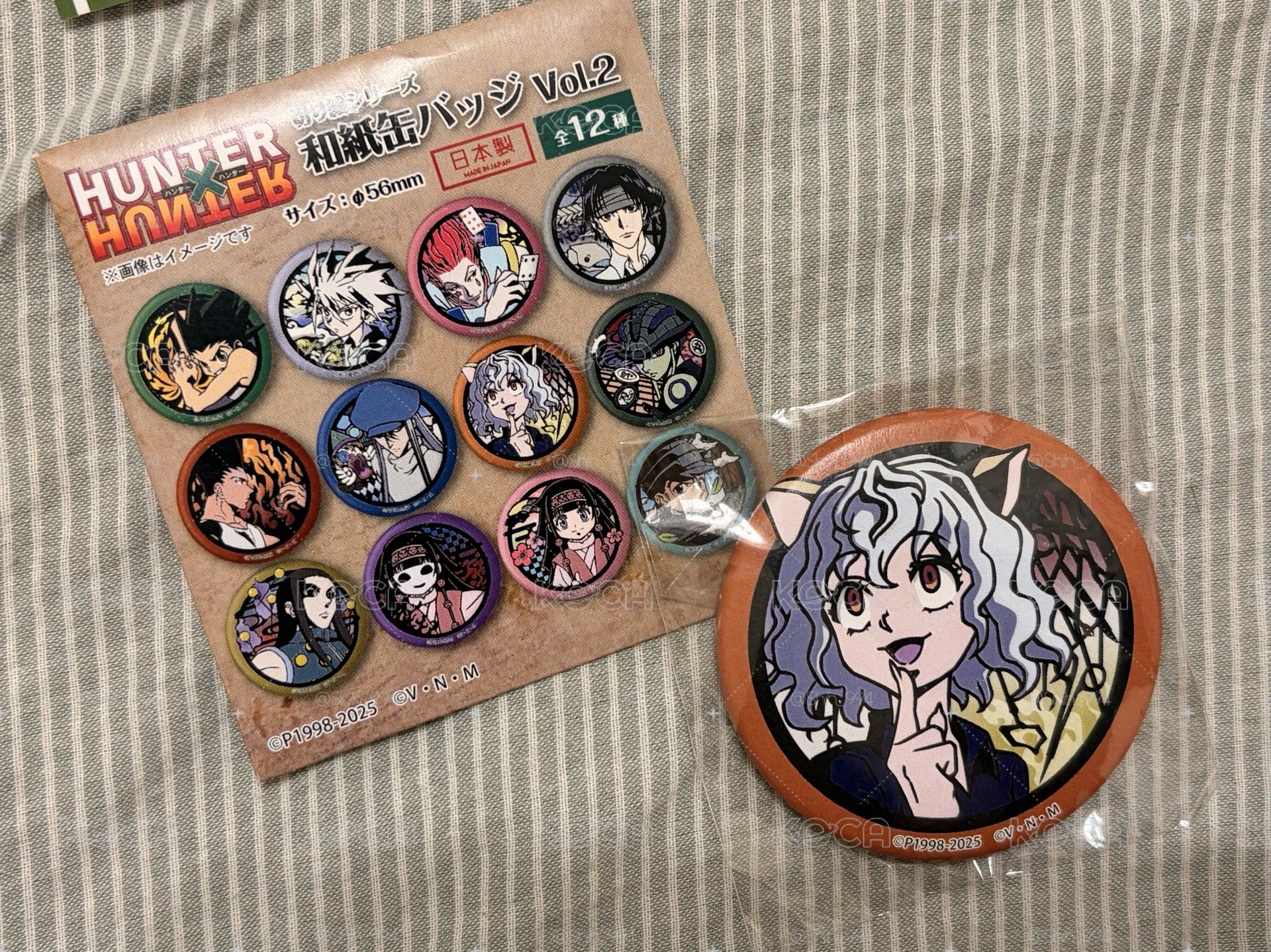 Hunter x Hunter和紙徽章