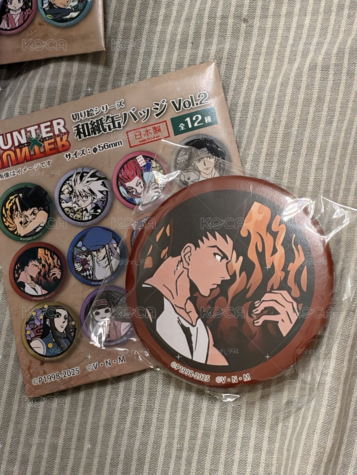 Hunter x Hunter和紙徽章