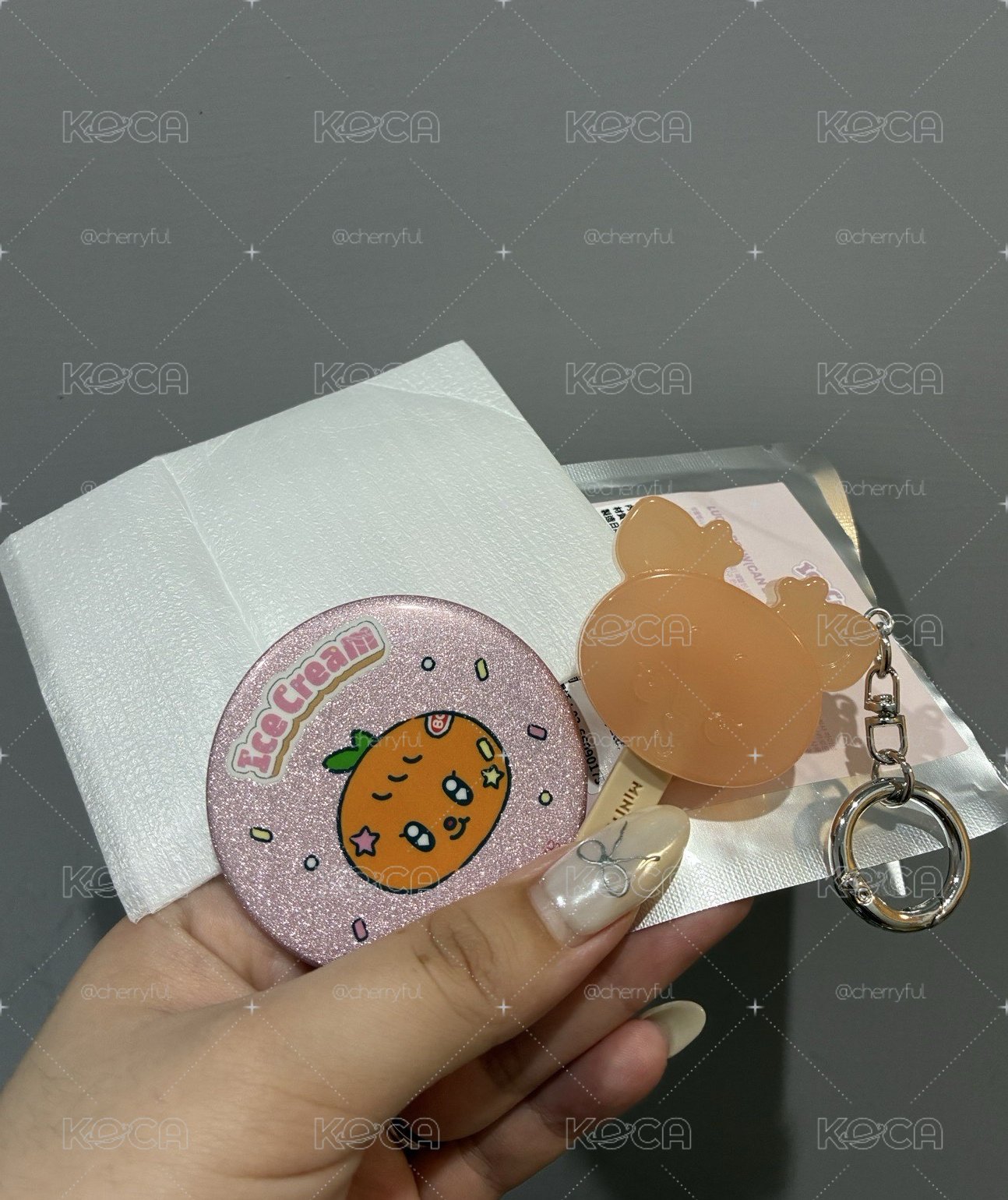 MINITEEN冰淇淋系列 寛徽章+秀吊飾