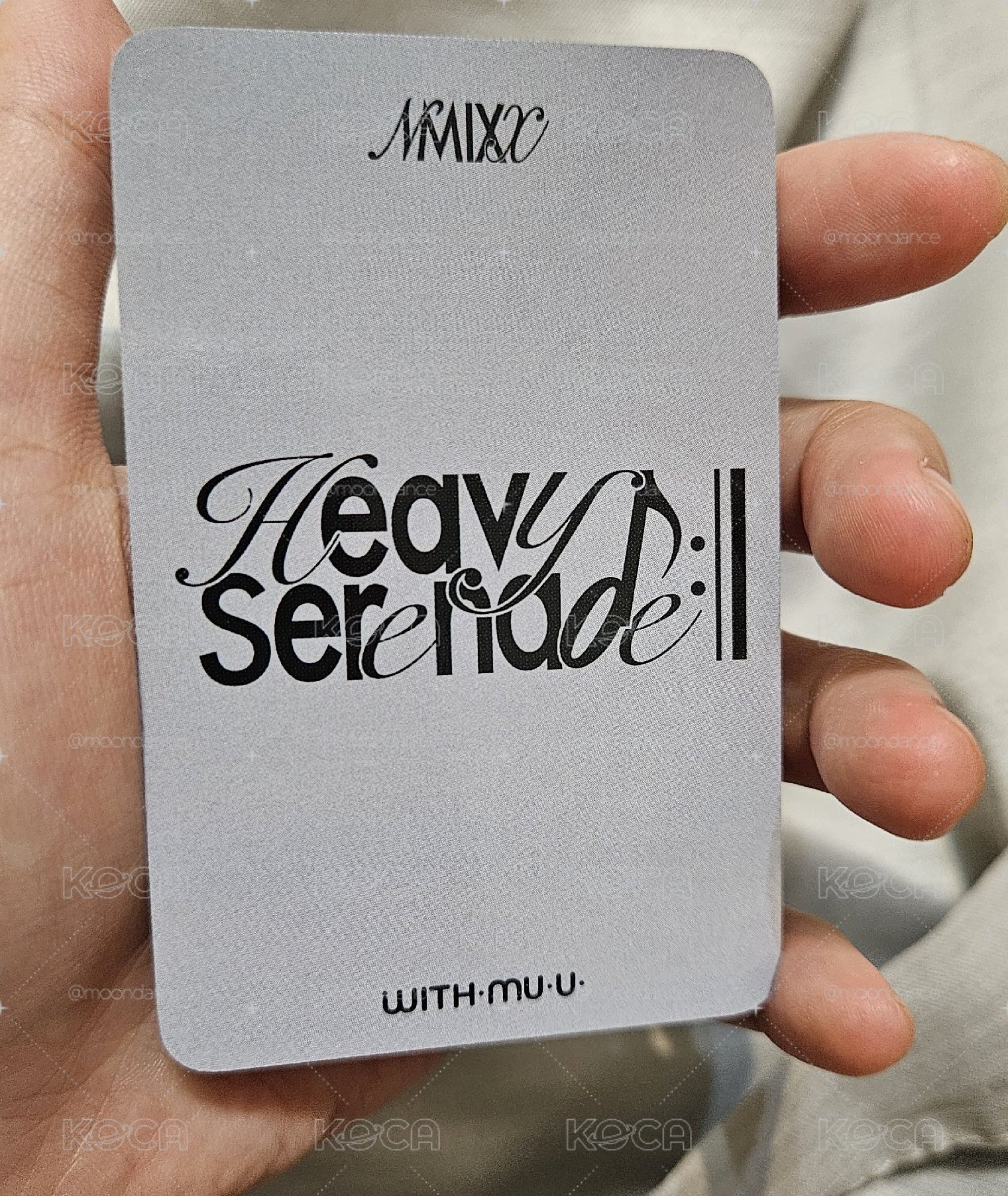 NMIXX Heavy Serenade wm 預售 特典卡 Lily 莉莉，近全新 無瑕疵