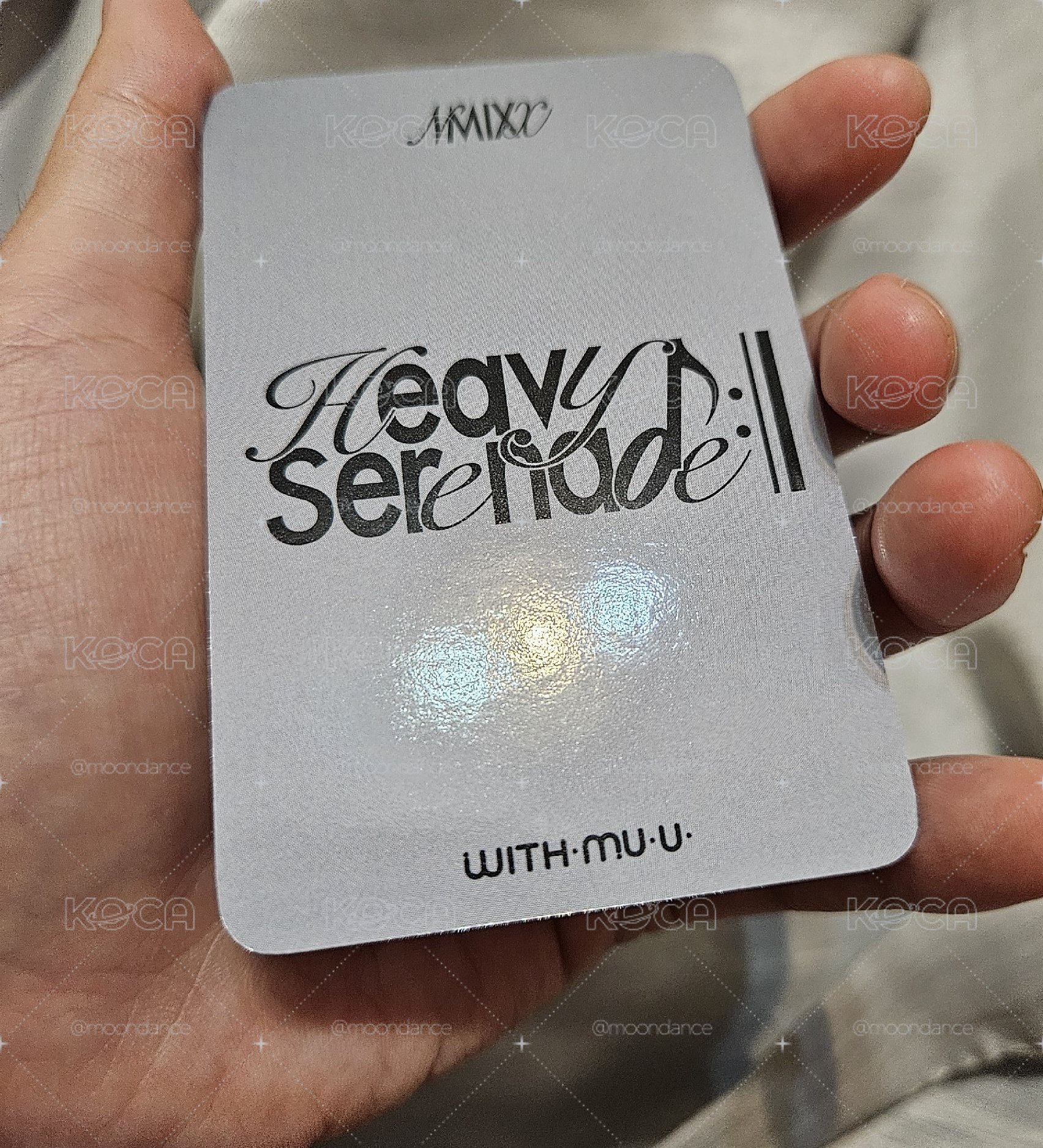 NMIXX Heavy Serenade wm 預售 特典卡 Lily 莉莉，近全新 無瑕疵