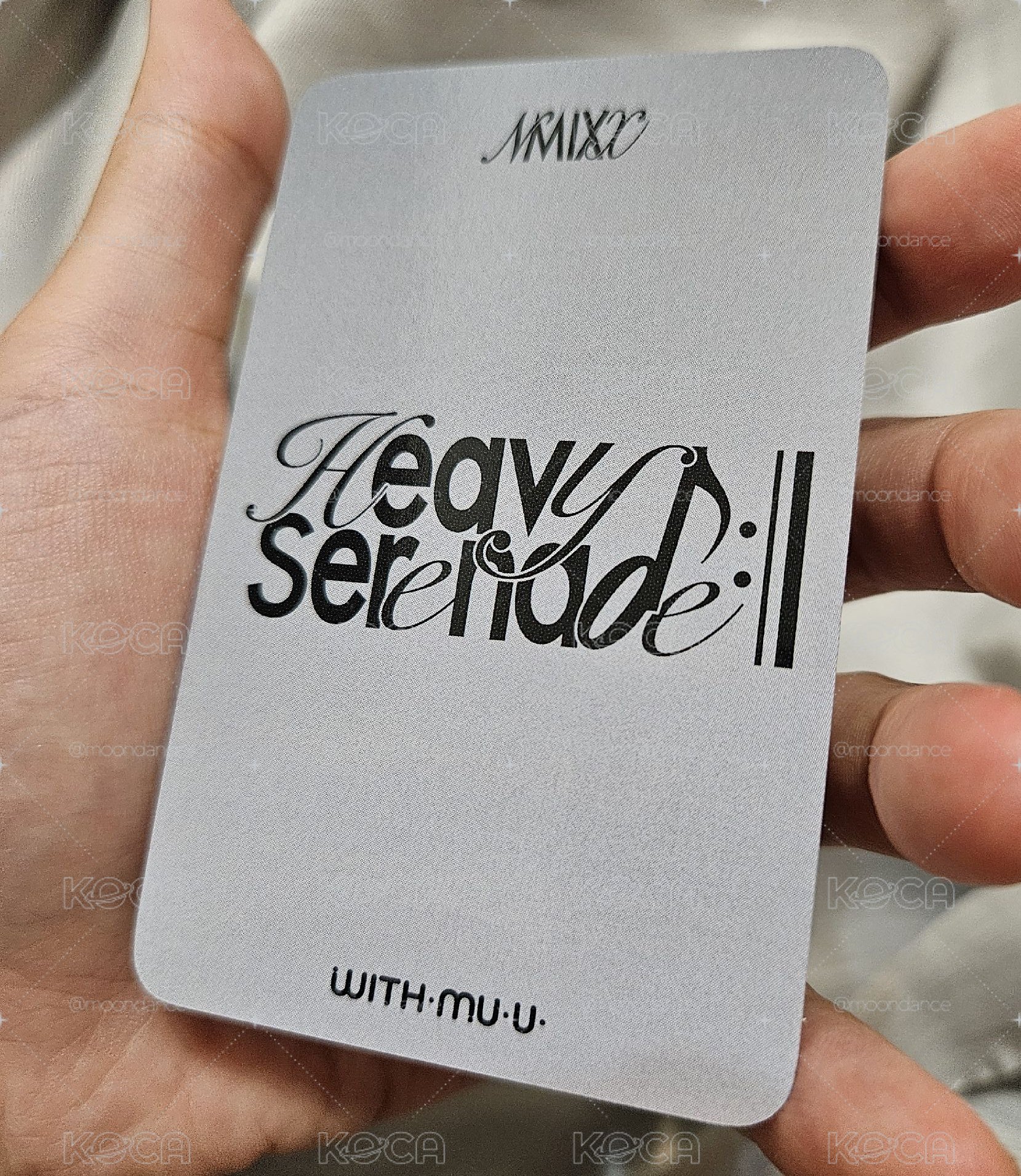 NMIXX Heavy Serenade wm 預售 特典卡 Lily 莉莉，近全新 無瑕疵
