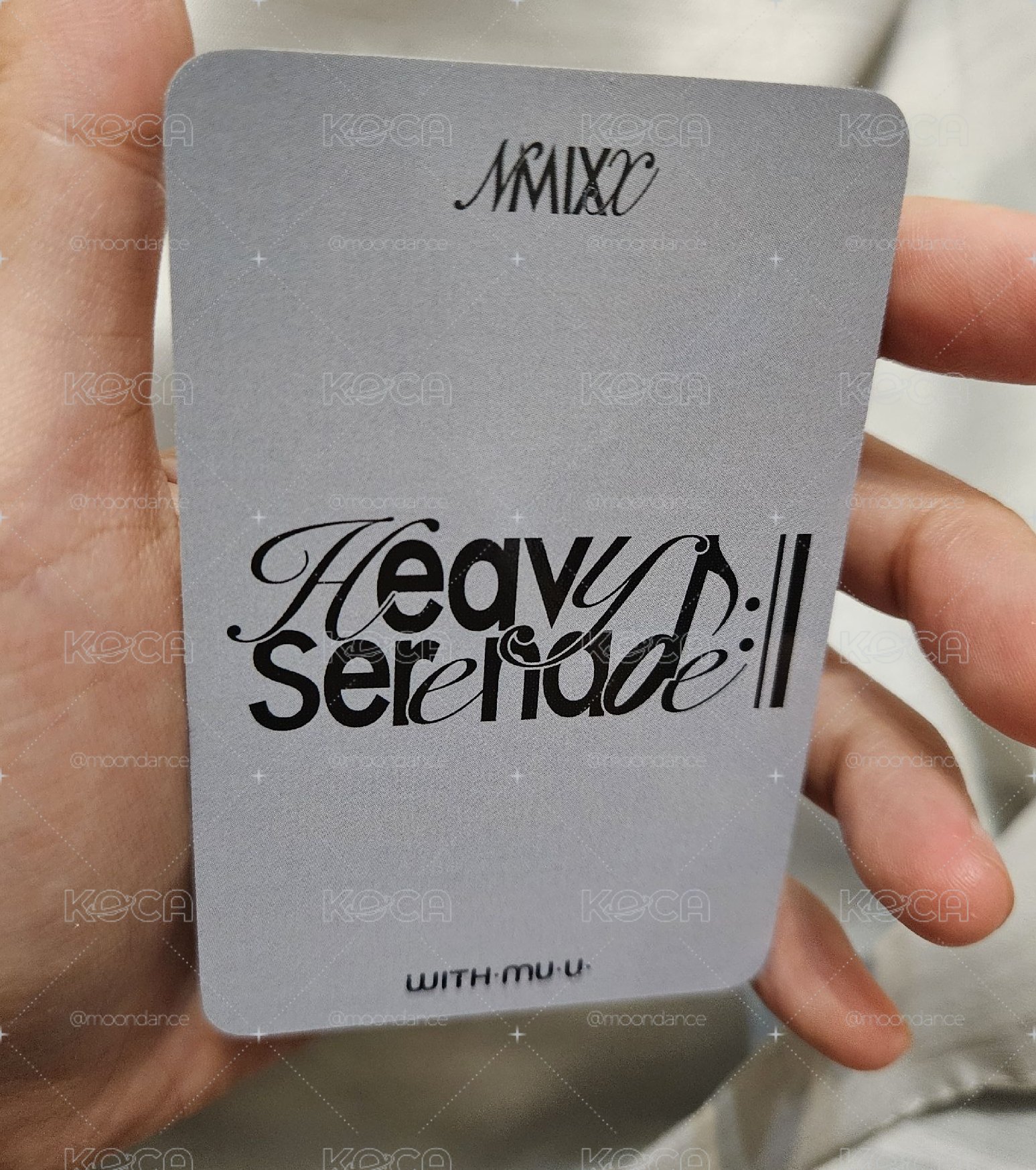 NMIXX Heavy Serenade wm 預售 特典卡 Lily 莉莉，近全新 無瑕疵