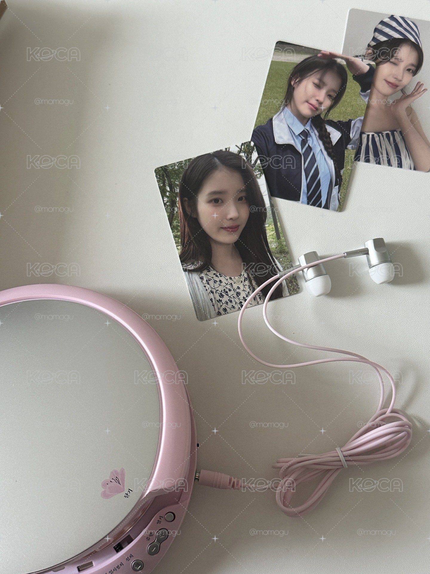 IU 💗 花書籤 隨身聽 全新未拆