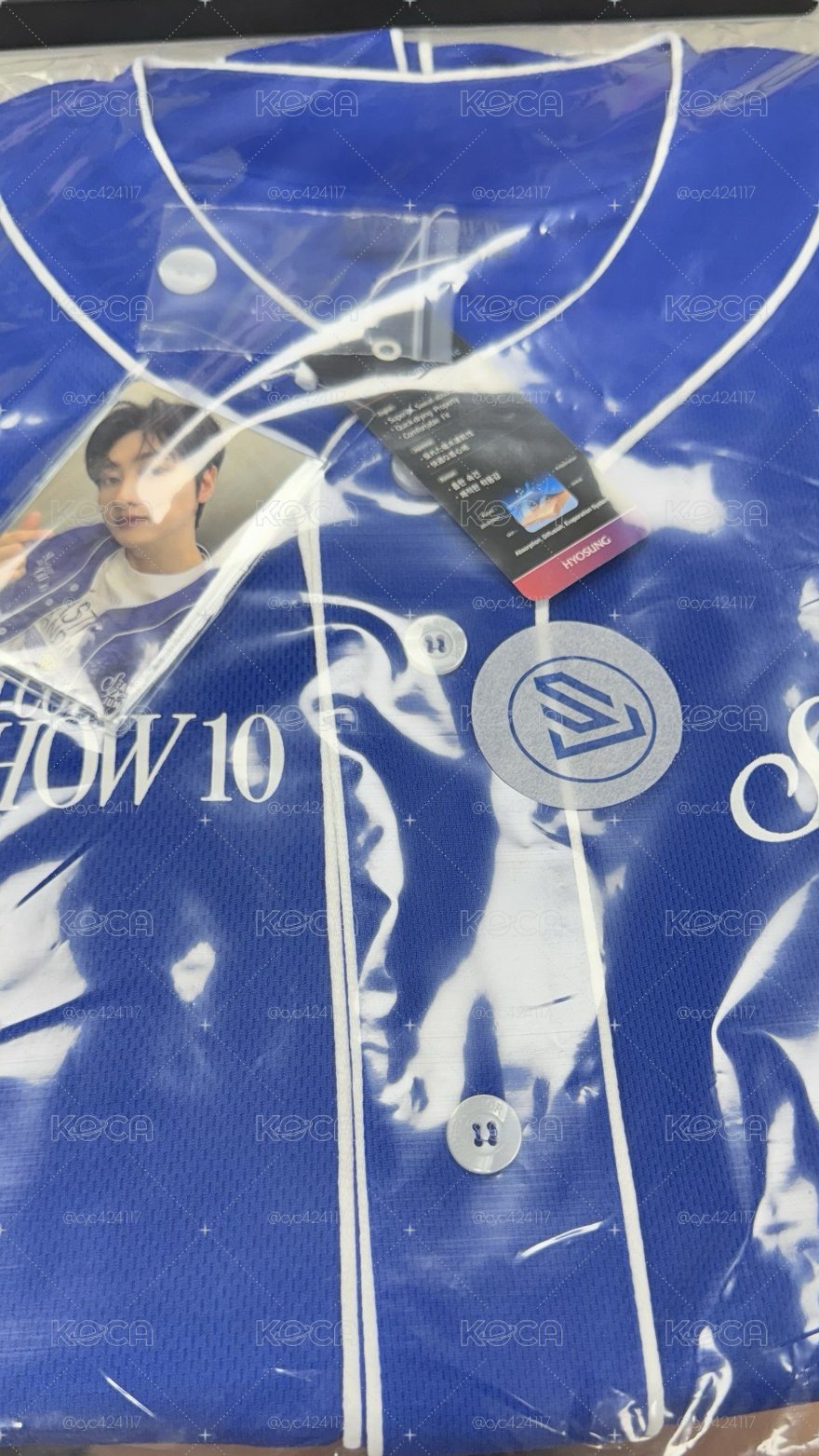 Super Junior銀赫 SS10球衣 全新（含小卡）