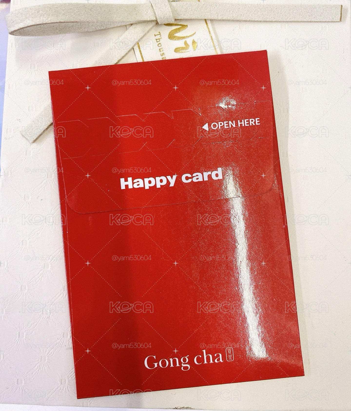 貢茶Felix Happy card