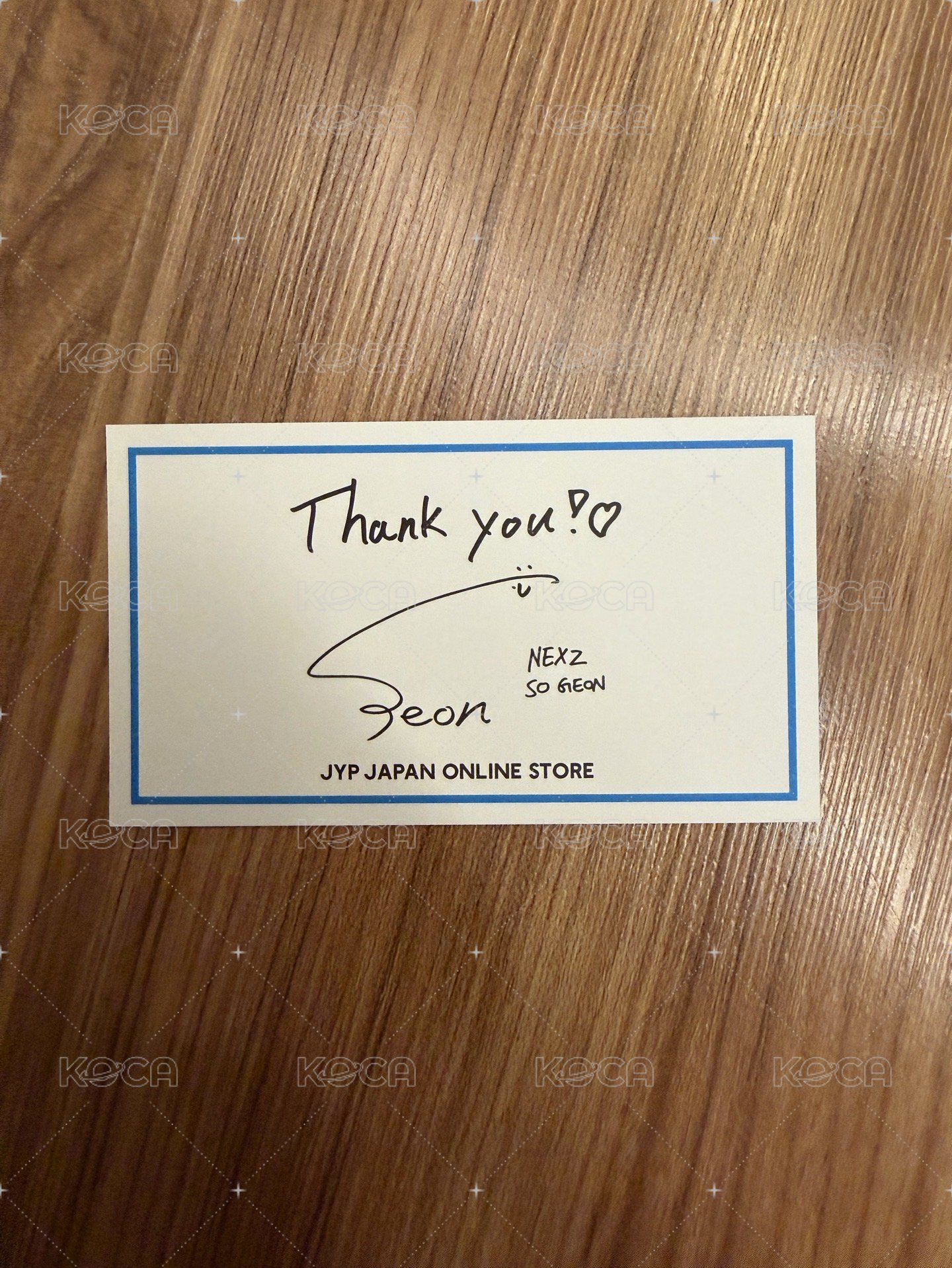 JYP JAPAN- NEXZ SO GEON