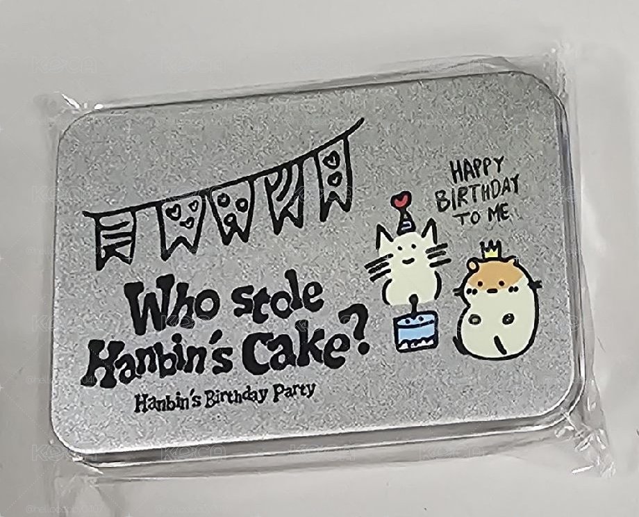 成韓彬 26 生日會 鐵盒 拍立得