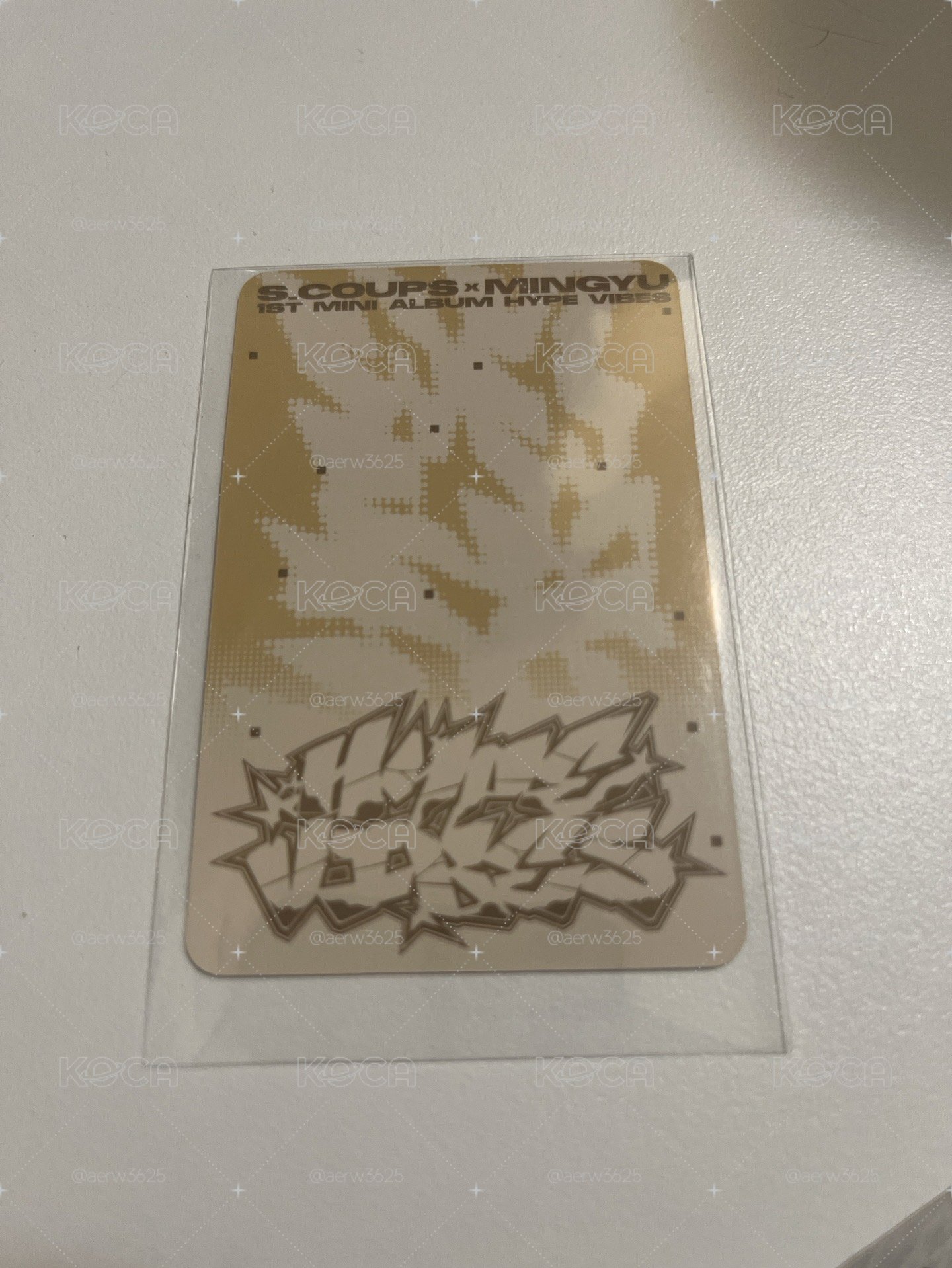 cxm Mingyu專輯卡