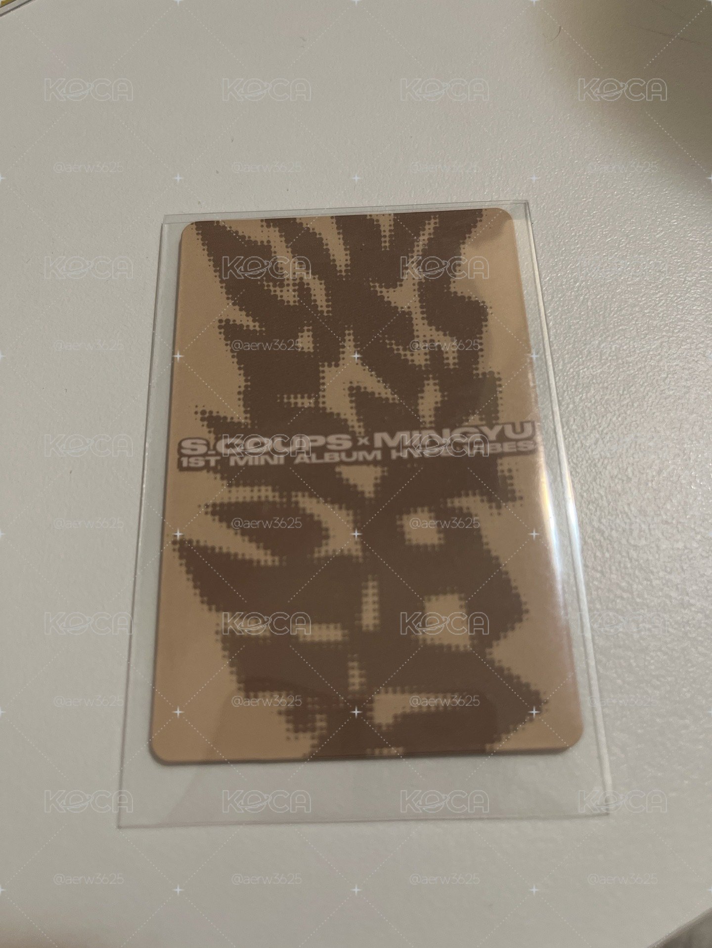 cxm mingyu專輯卡
