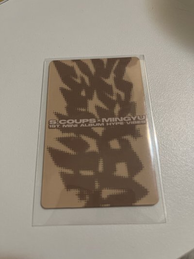 cxm mingyu專輯卡