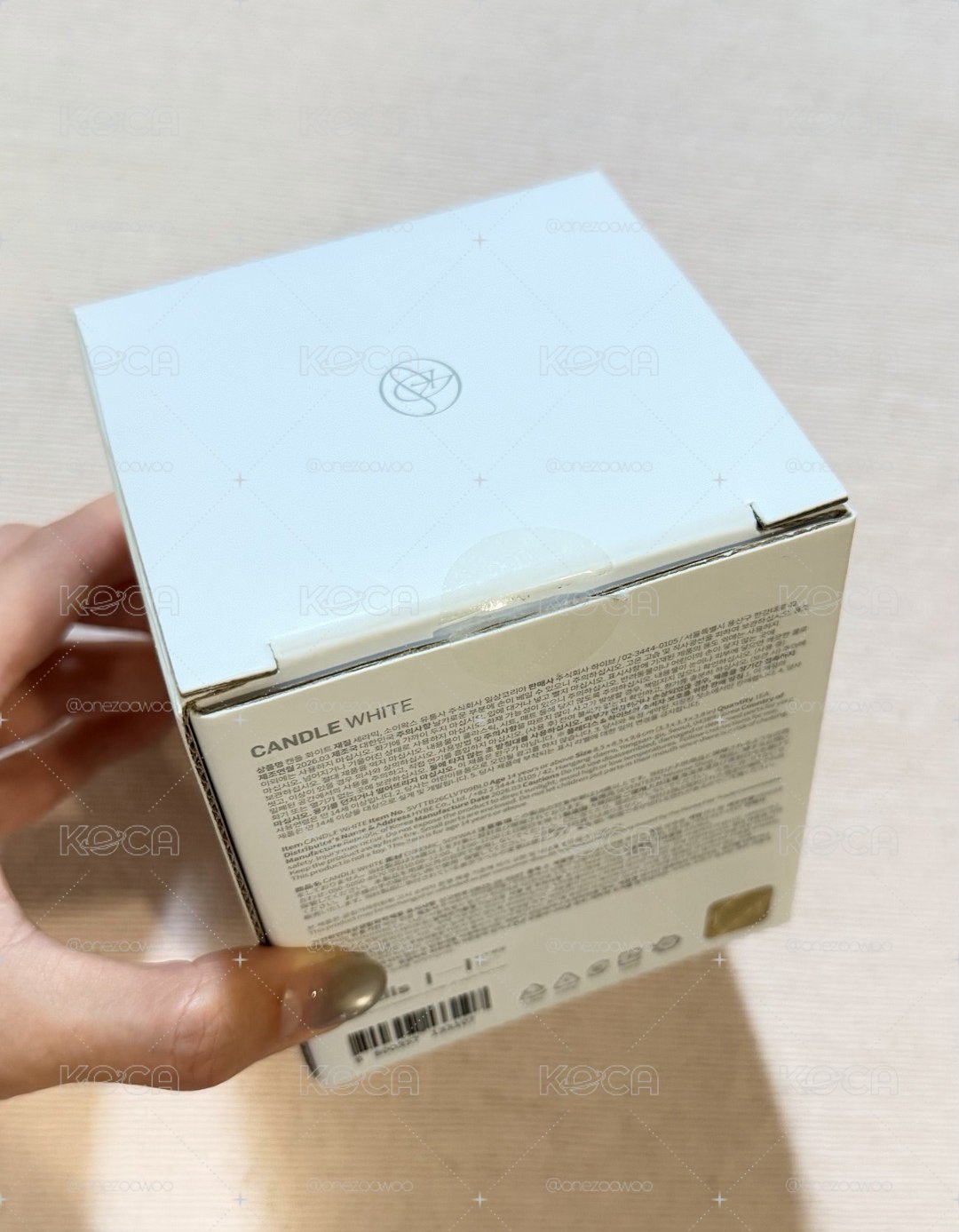 DXS 香氛蠟燭（白色）碩