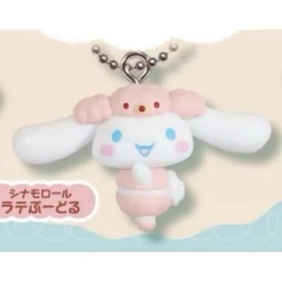 大耳狗拿鐵色動物造型吊飾