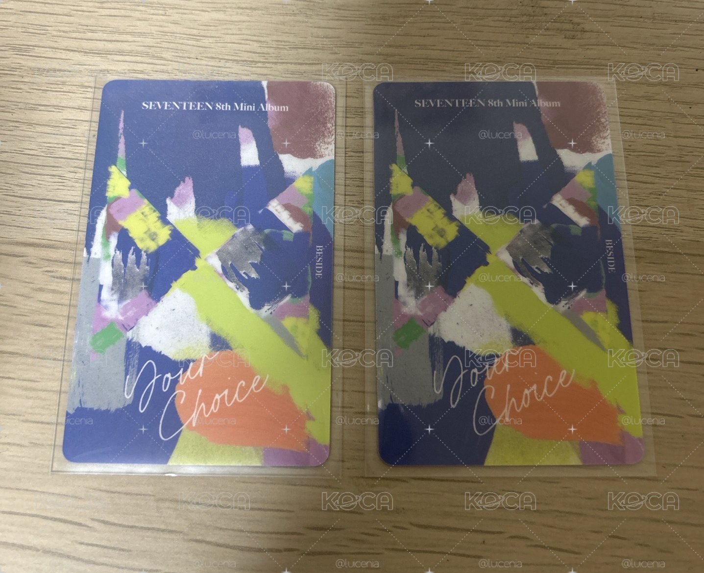 Mini 8 LD 特典卡 哲俊不拆