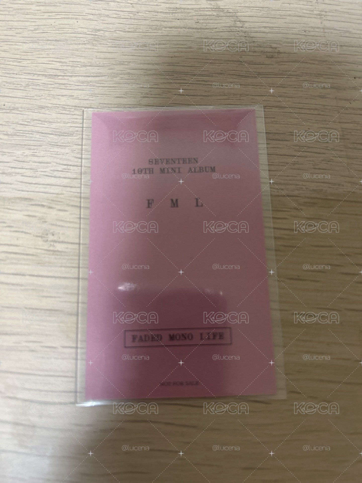 MINI10 環球 CARAT ver. 特典卡 秀