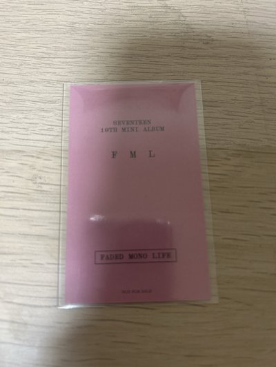 MINI10 環球 CARAT ver. 特典卡 秀