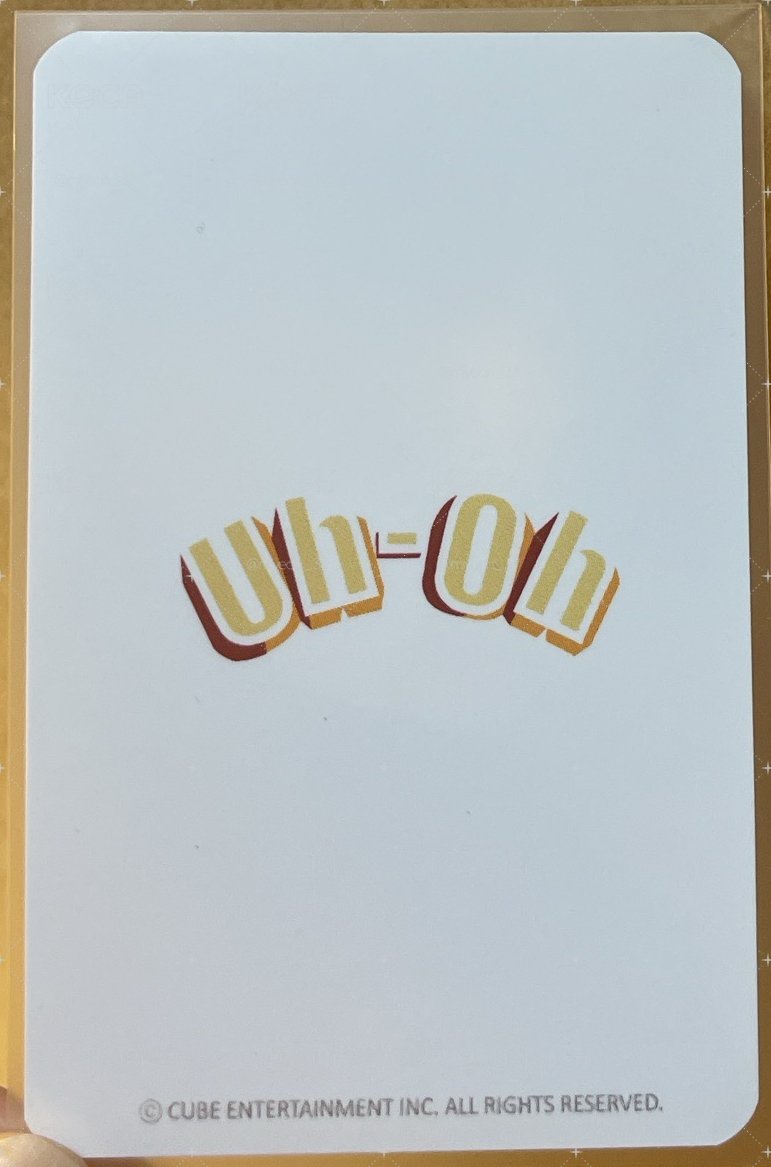 UH-OH麵打歌卡