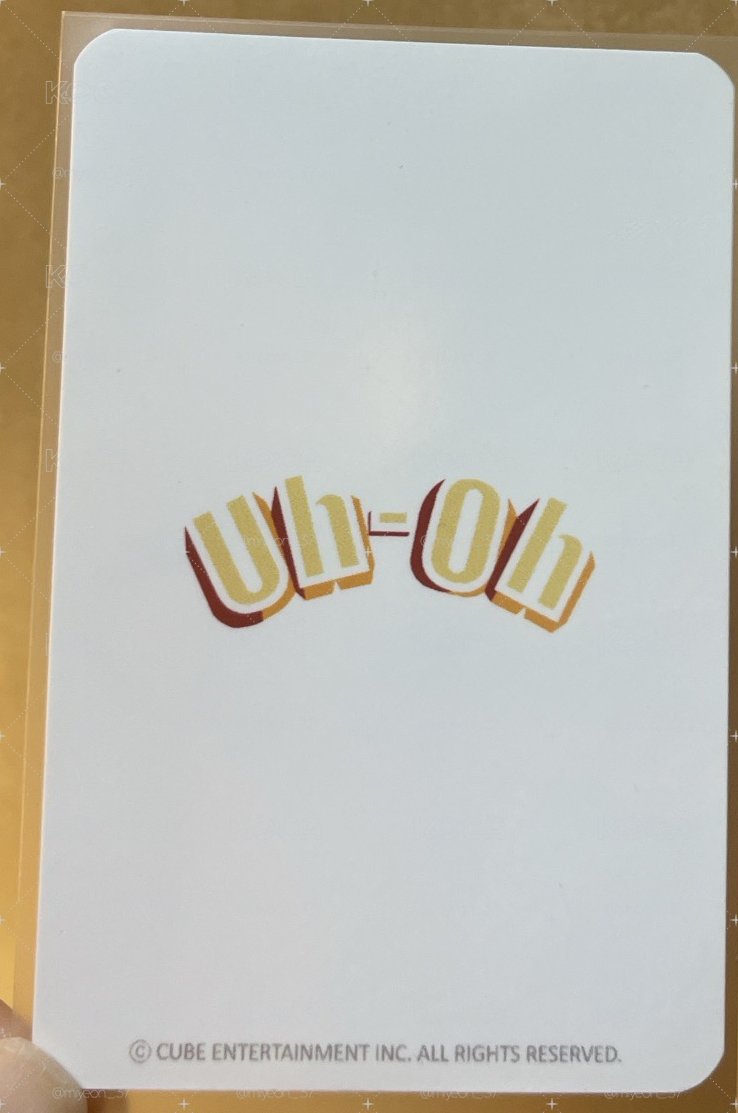 UH-OH麵打歌卡